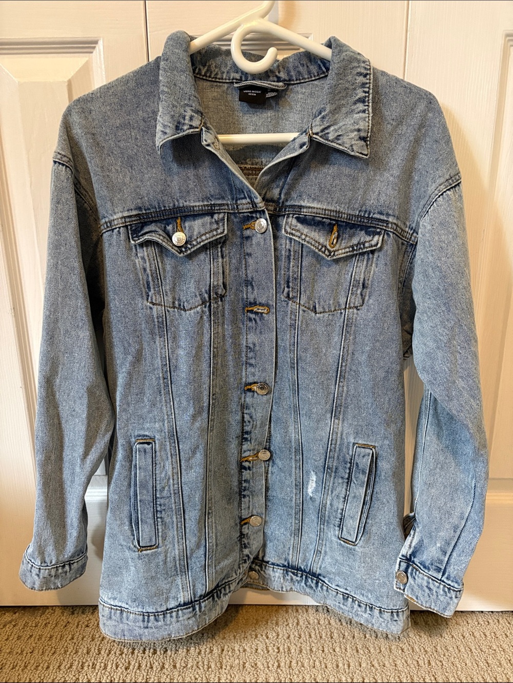 Vero Moda Light Blue Denim Jacket - Classic Jean Coat